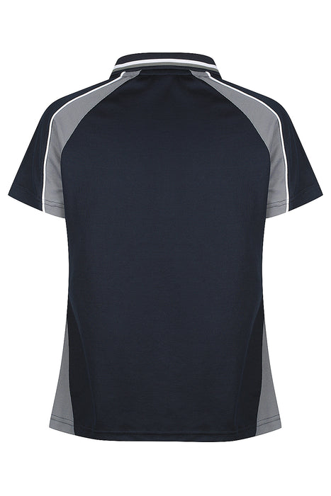 Aussie Pacific 2309 Panorama Women's Polo — NAVY/ASHE/WHITE additional view