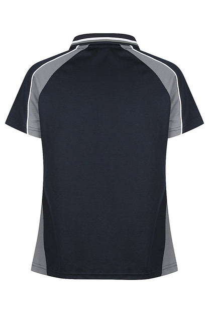 Aussie Pacific 2309 Panorama Women's Polo — NAVY/ASHE/WHITE additional view