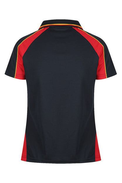 Aussie Pacific 2309 Panorama Women's Polo — NAVY/RED/GOLD additional view