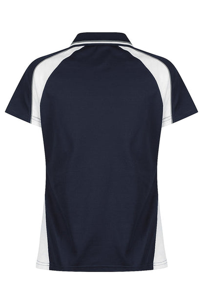 Aussie Pacific 2309 Panorama Women's Polo — NAVY/WHITE/ASHE additional view