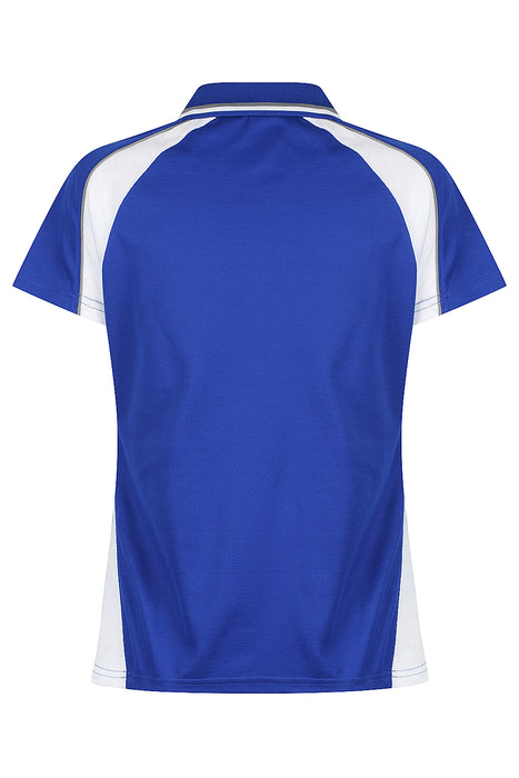 Aussie Pacific 2309 Panorama Women's Polo — ROYAL/WHITE/ASHE additional view