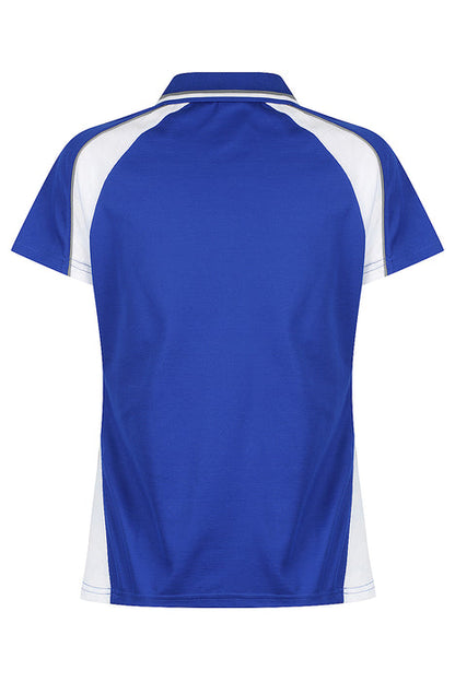 Aussie Pacific 2309 Panorama Women's Polo — ROYAL/WHITE/ASHE additional view
