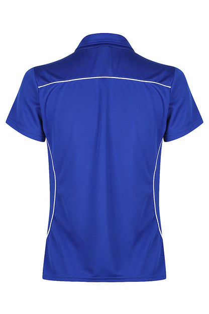 Aussie Pacific 2323 Kuranda Women's Polo — ROYAL/WHITE additional view