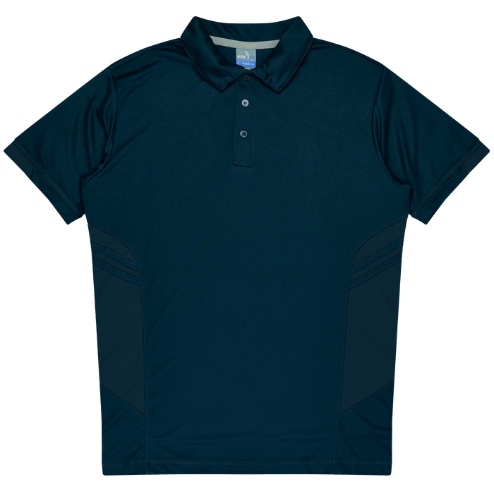 Aussie Pacific 3311 Tasman Kids' Polo — NAVY product view