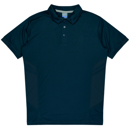 Aussie Pacific 3311 Tasman Kids' Polo — NAVY product view