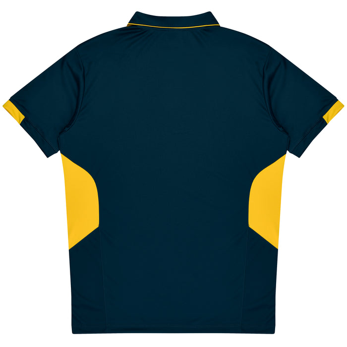 Aussie Pacific 3311 Tasman Kids' Polo — NAVY/GOLD additional view