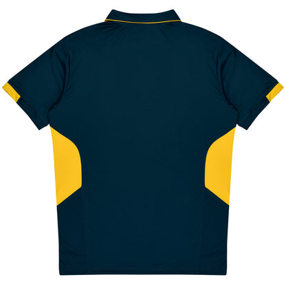 Aussie Pacific 3311 Tasman Kids' Polo — NAVY/GOLD additional view