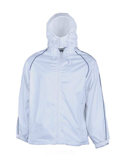 White / Navy – Bocini Unisex Reversible Jacket CJ0333