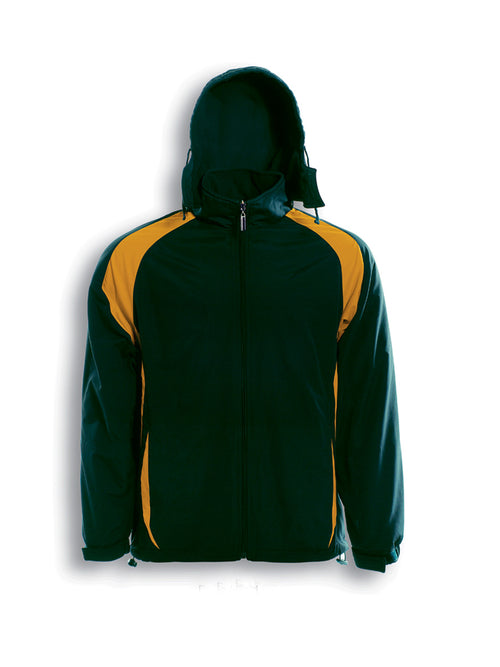 Bocini Kids Reversible Sports Jacket — Bottle Green / Gold