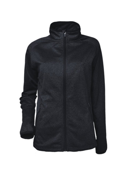 Black – Bocini Women’s Light Weight Fleece Zip Through Jacket CJ1454