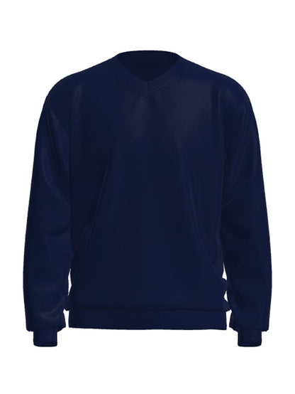 Bocini Unisex V Neck Fleece Jumper CJ1617 – 1