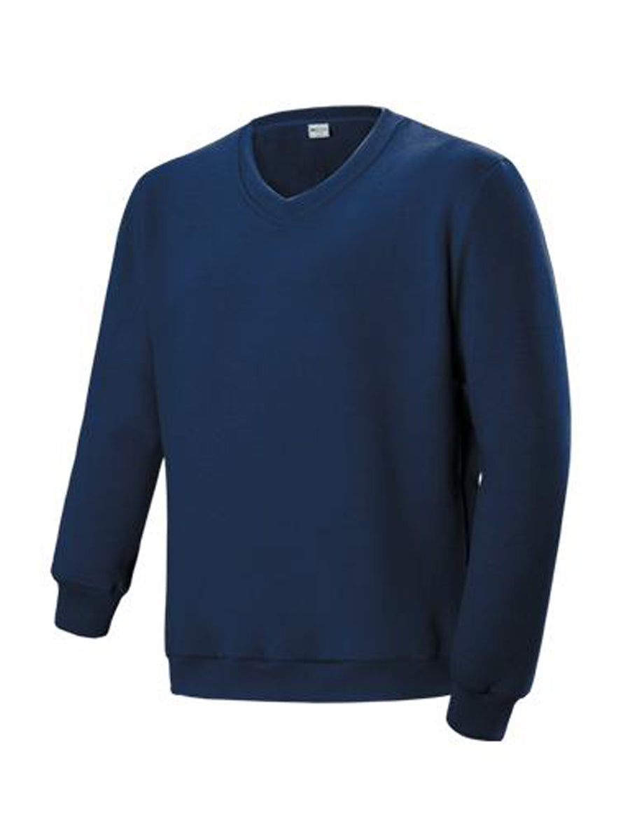 Navy – Bocini Unisex V Neck Fleece Jumper CJ1617