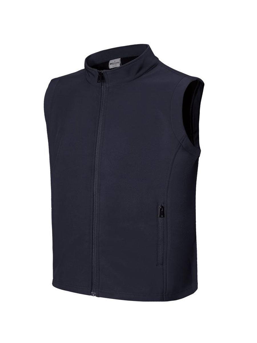 Navy – Bocini Kids Softshell Vests CJ1639