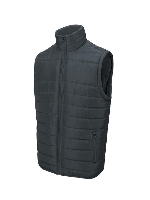 Bocini Unisex Puffer Vest — Charcoal