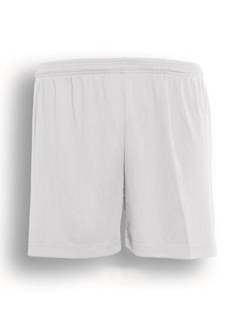 White - Bocini Kids Plain Sports Shorts (CK708), blank garment