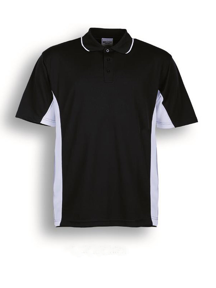 Black / White – Bocini Women’s Breezeway Panel Polo CP0529