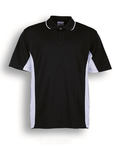 Black / White – Bocini Women’s Breezeway Panel Polo CP0529