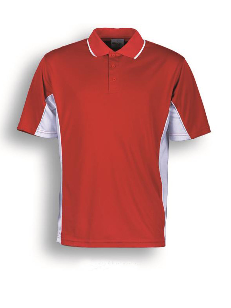 Red / White – Bocini Women’s Breezeway Panel Polo CP0529