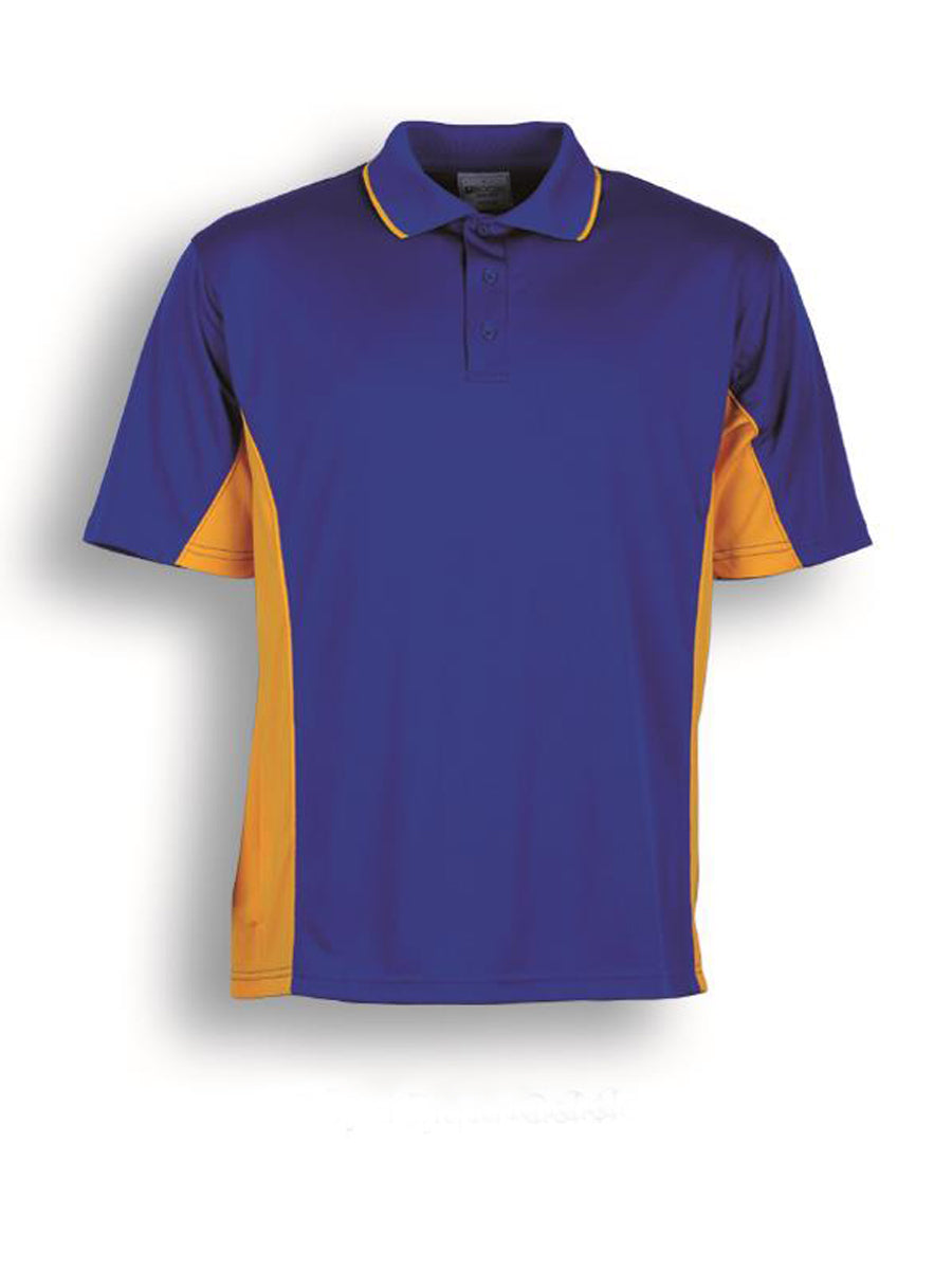 Royal Blue / Gold – Bocini Women’s Breezeway Panel Polo CP0529