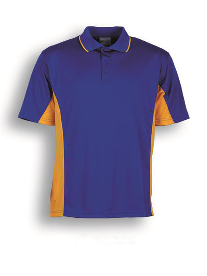 Royal Blue / Gold – Bocini Women’s Breezeway Panel Polo CP0529