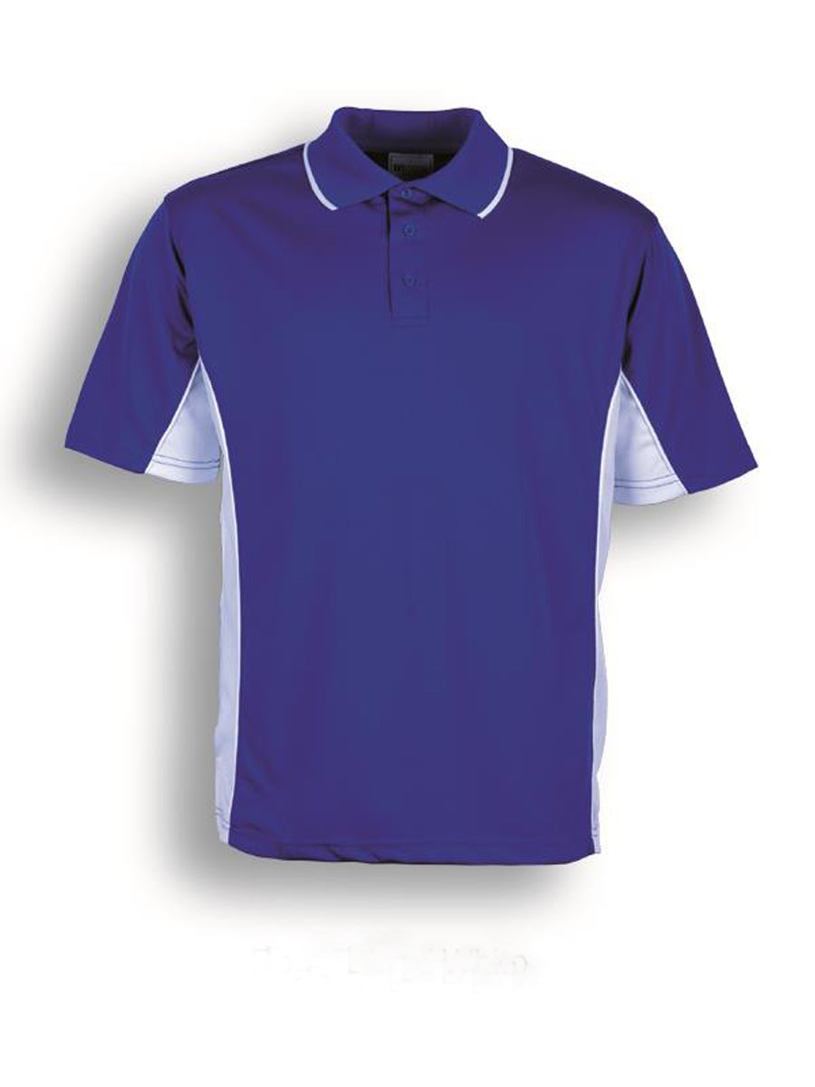 Royal Blue / White – Bocini Women’s Breezeway Panel Polo CP0529