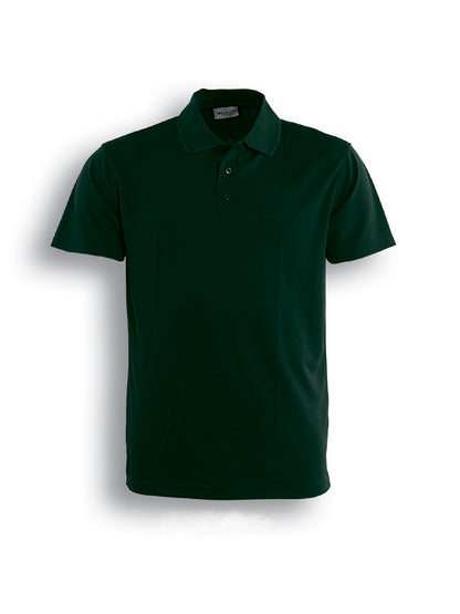 Bottle Green - Bocini Mens Breezeway Basic Polo (CP0754), blank garment