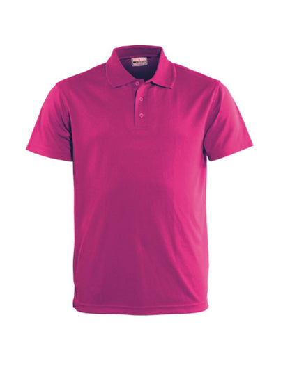 Magenta - Bocini Mens Breezeway Basic Polo (CP0754), blank garment