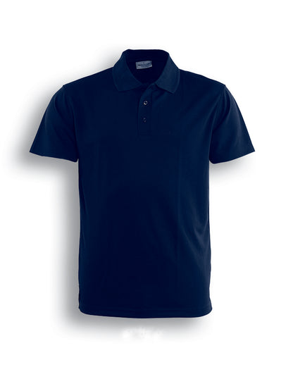 Navy - Bocini Mens Breezeway Basic Polo (CP0754), blank garment