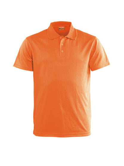 Orange - Bocini Mens Breezeway Basic Polo (CP0754), blank garment