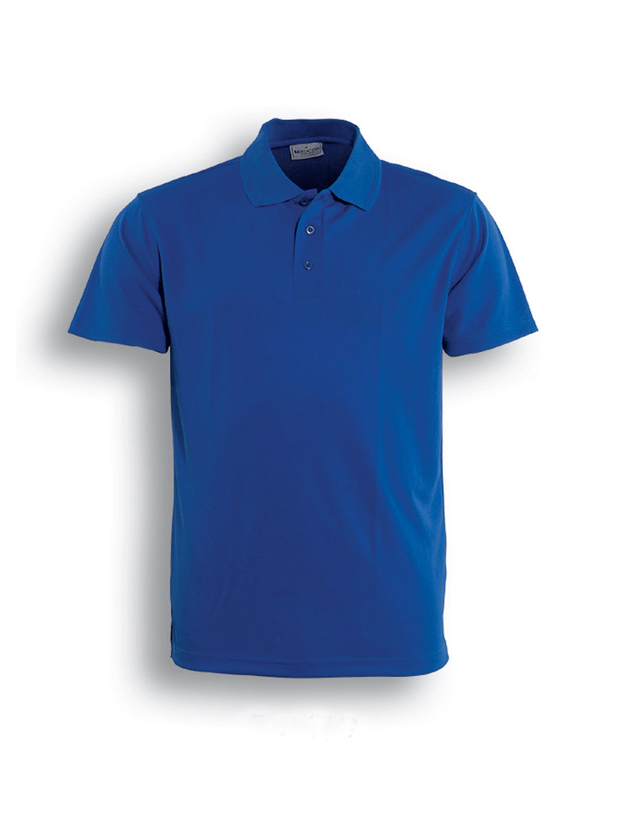 Royal Blue - Bocini Mens Breezeway Basic Polo (CP0754), blank garment