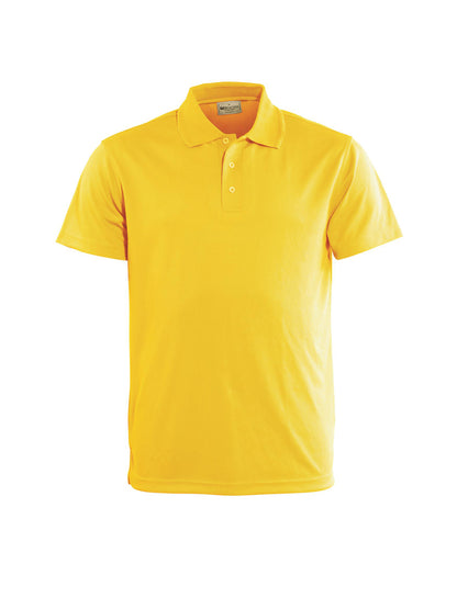 Yellow - Bocini Mens Breezeway Basic Polo (CP0754), blank garment