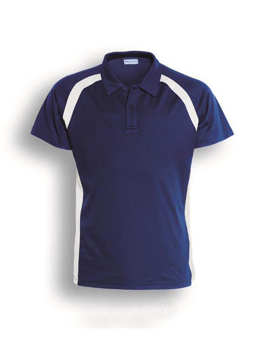 Royal Blue / White – Bocini Women’s Team Essentials Contrast Panel Polo CP0929