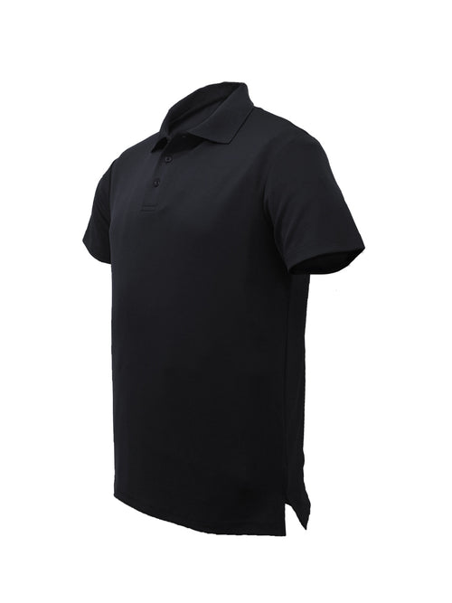 Bocini Unisex Smart Polo — Black