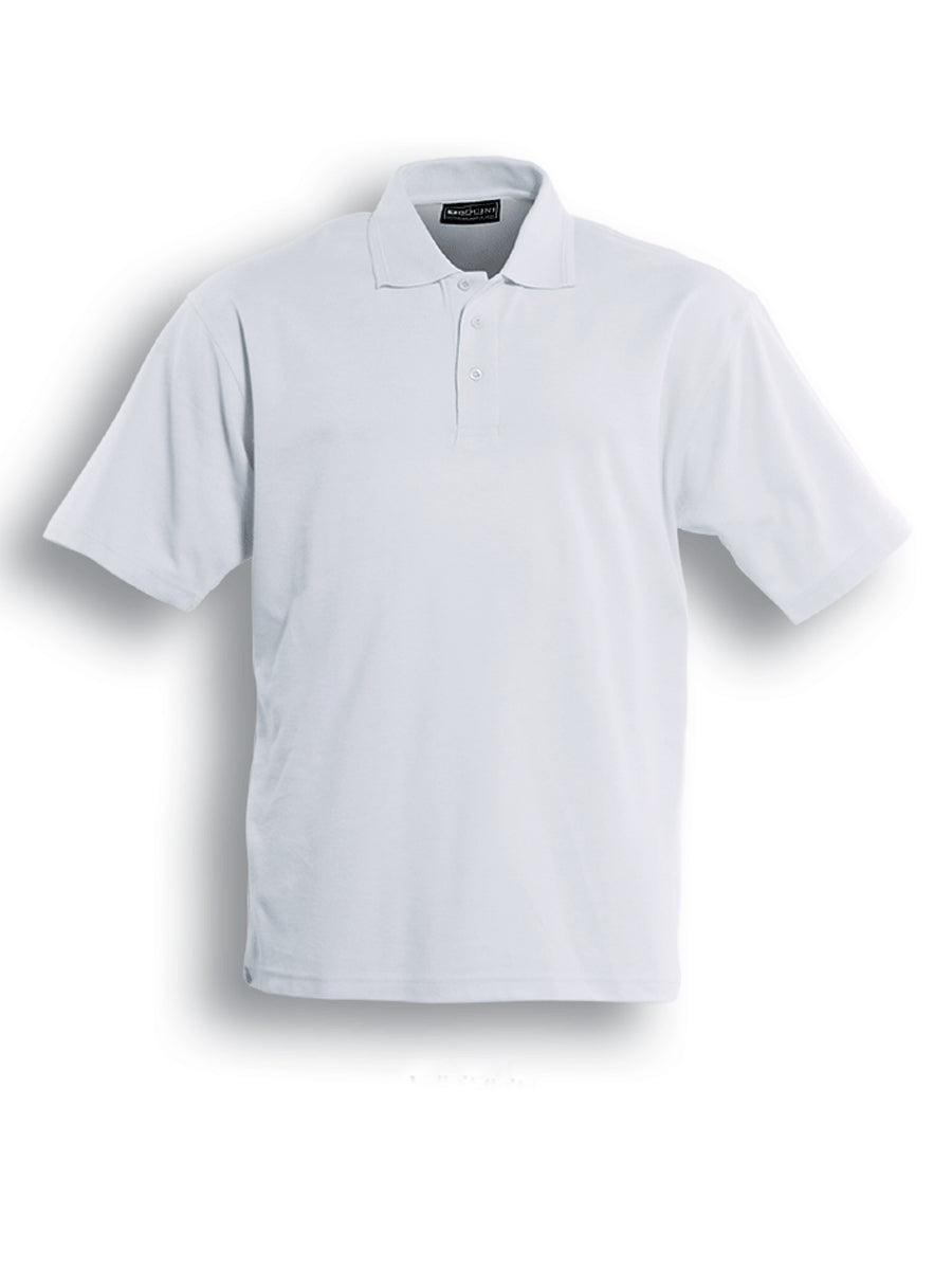 White – Bocini Kids Poly Cotton Basic Polo CP822