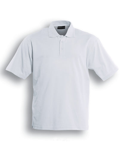 White – Bocini Kids Poly Cotton Basic Polo CP822