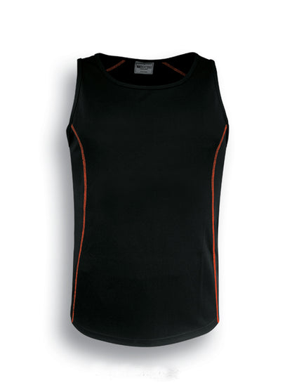 Black / Orange – Bocini Women’s Stitch Singlet CT0927
