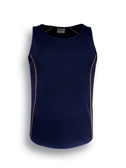Navy / Gold – Bocini Women’s Stitch Singlet CT0927