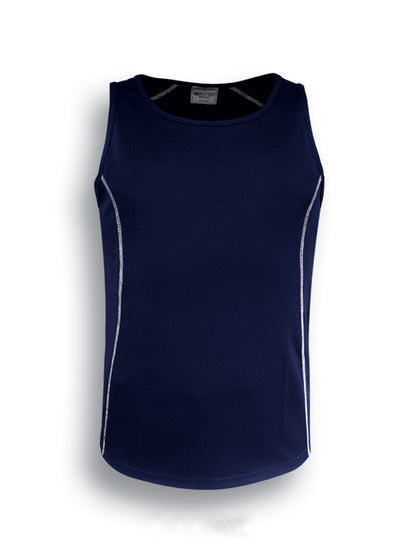 Navy / White – Bocini Women’s Stitch Singlet CT0927
