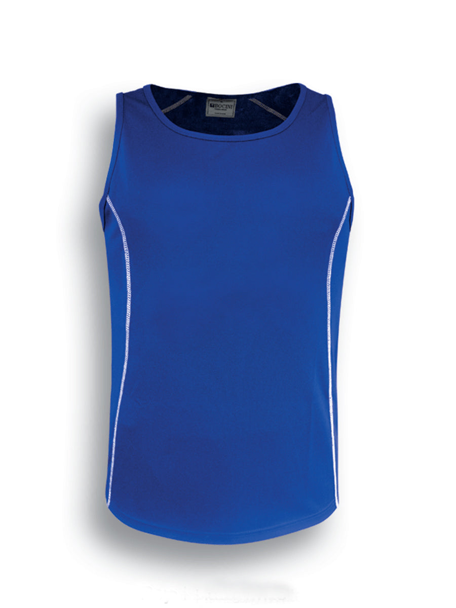 Royal Blue / White – Bocini Women’s Stitch Singlet CT0927