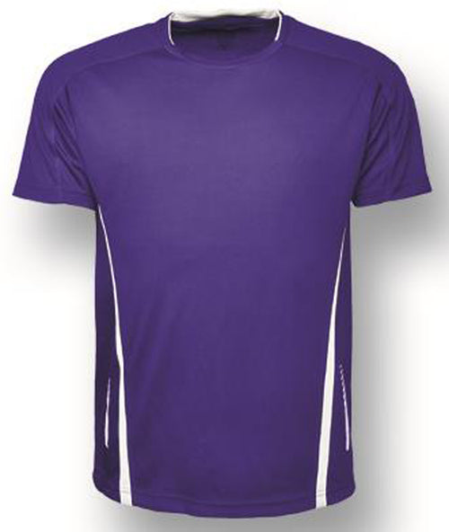 Bocini Unisex Elite Sports Tee — Purple / White