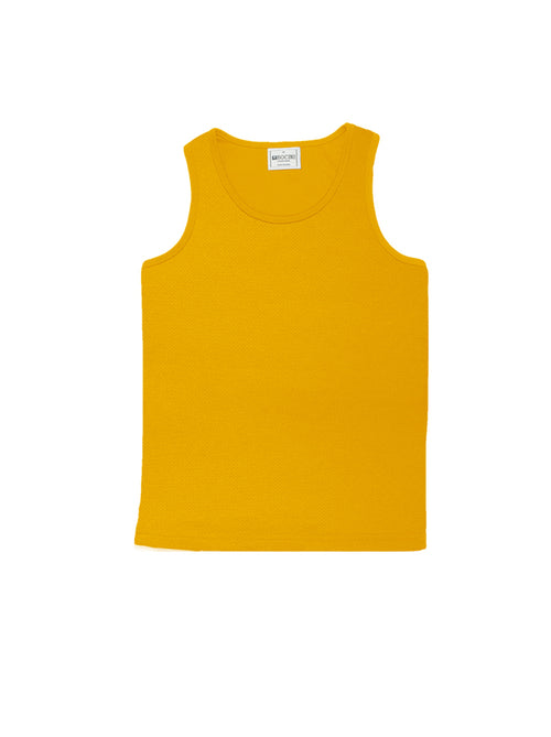 Bocini Unisex Adults Breezeway Micromesh Singlet — Gold