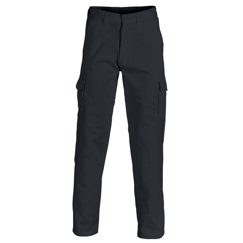 DNC Cotton Drill Cargo Pants — Black