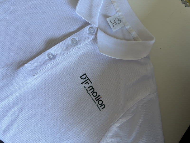 Chest logo on a polo