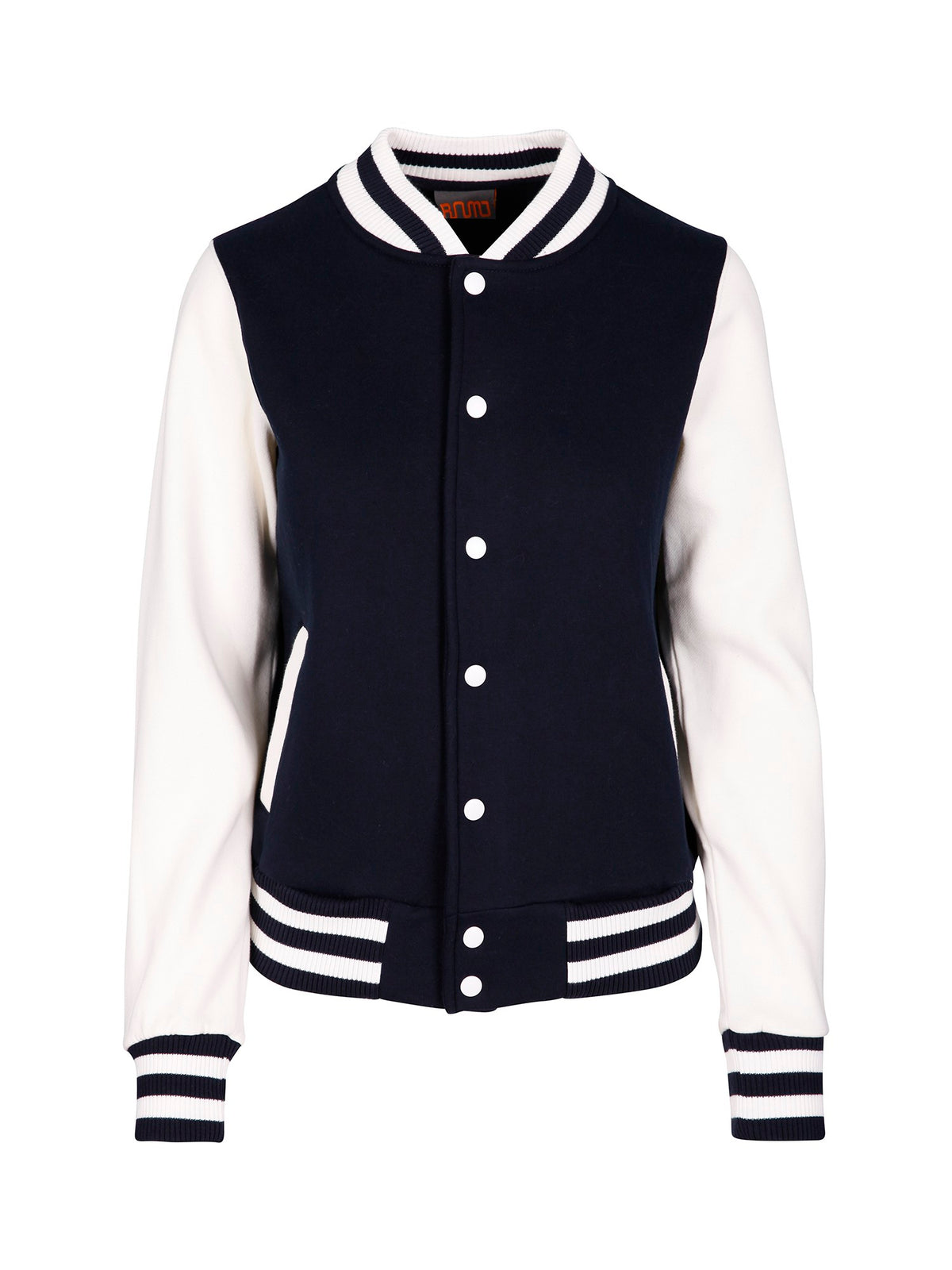 RAMO FO96UN Womens/Junior Varsity Jacket — Navy/White front