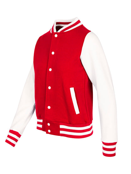 RAMO FO96UN Womens/Junior Varsity Jacket — Red/White side