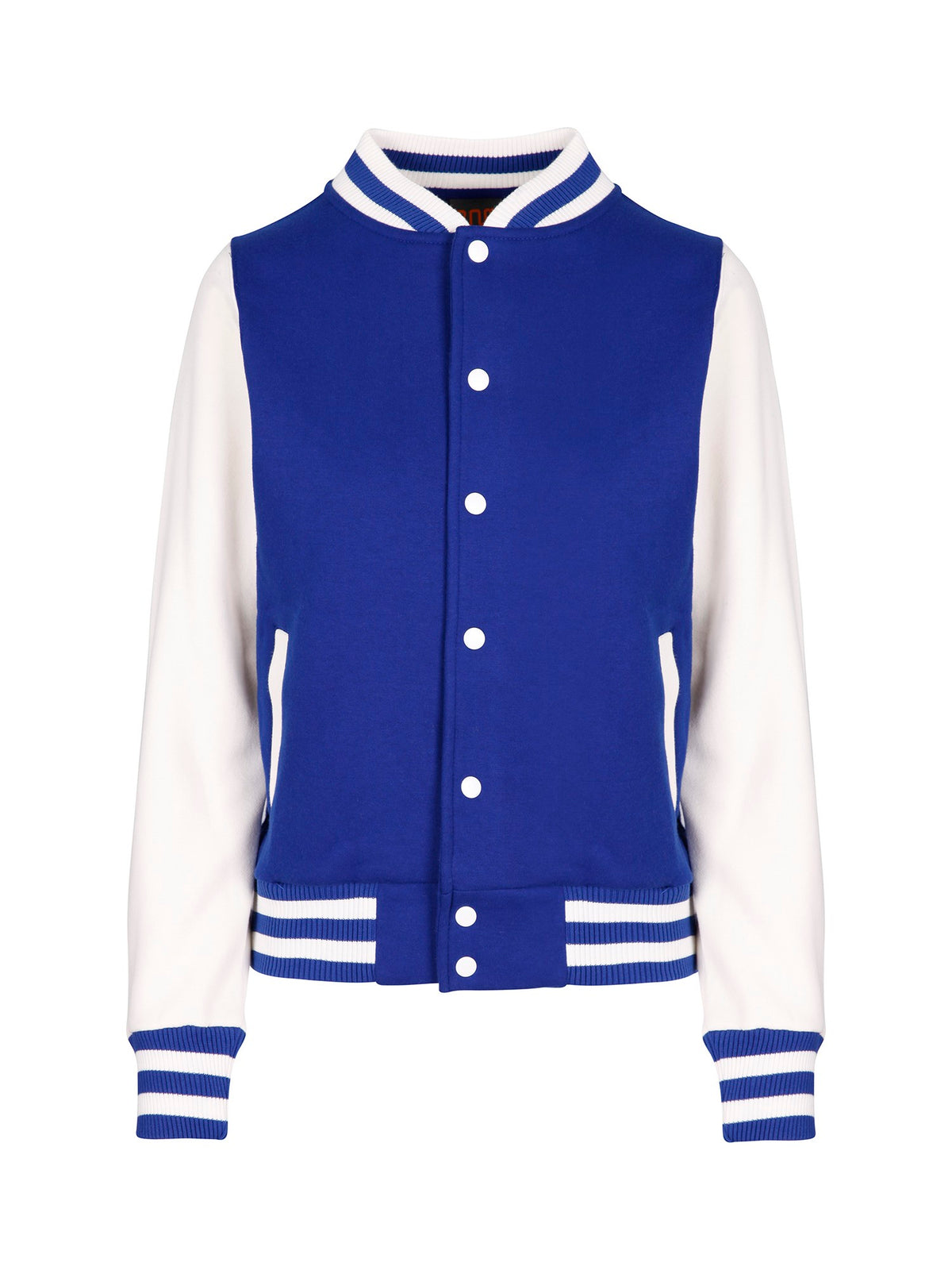 RAMO FO96UN Womens/Junior Varsity Jacket — Royal/White front
