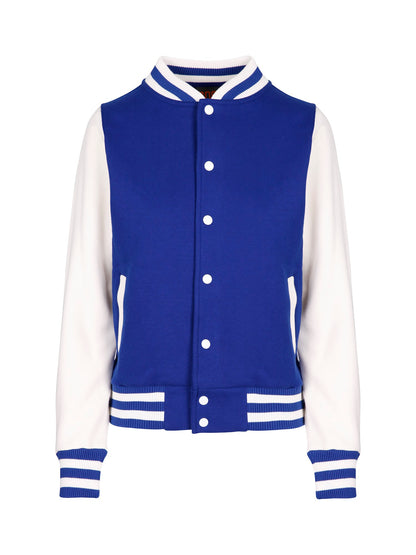 RAMO FO96UN Womens/Junior Varsity Jacket — Royal/White front