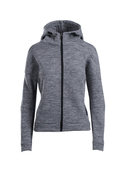 RAMO F361UN Women’s/Juniors' SPACE hoodie — Carbon Marl front