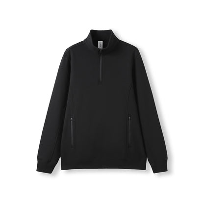 RAMO F365HZ Men's Enterprise Half Zip Fleece — Black front