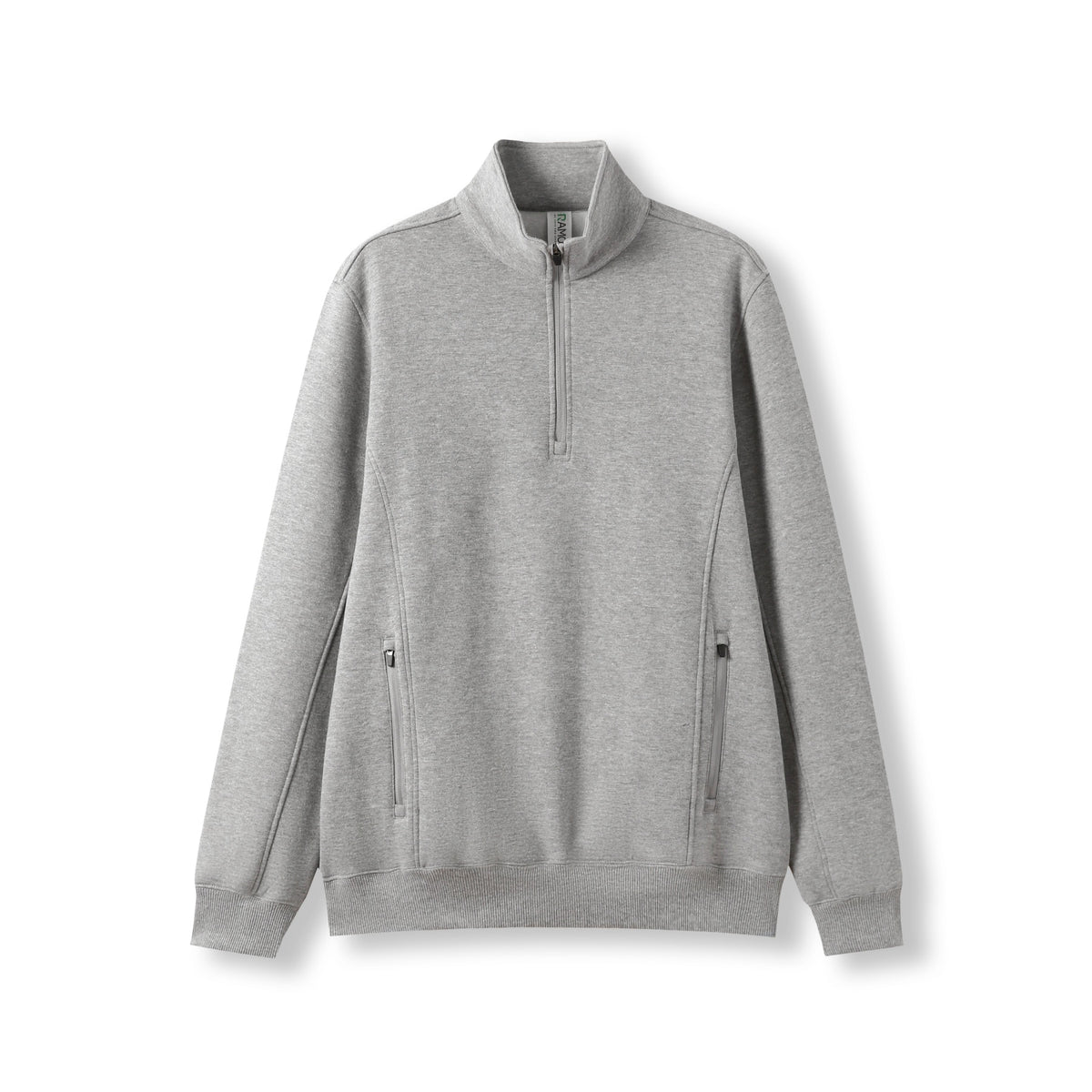 RAMO F365HZ Men's Enterprise Half Zip Fleece — Grey Marl front